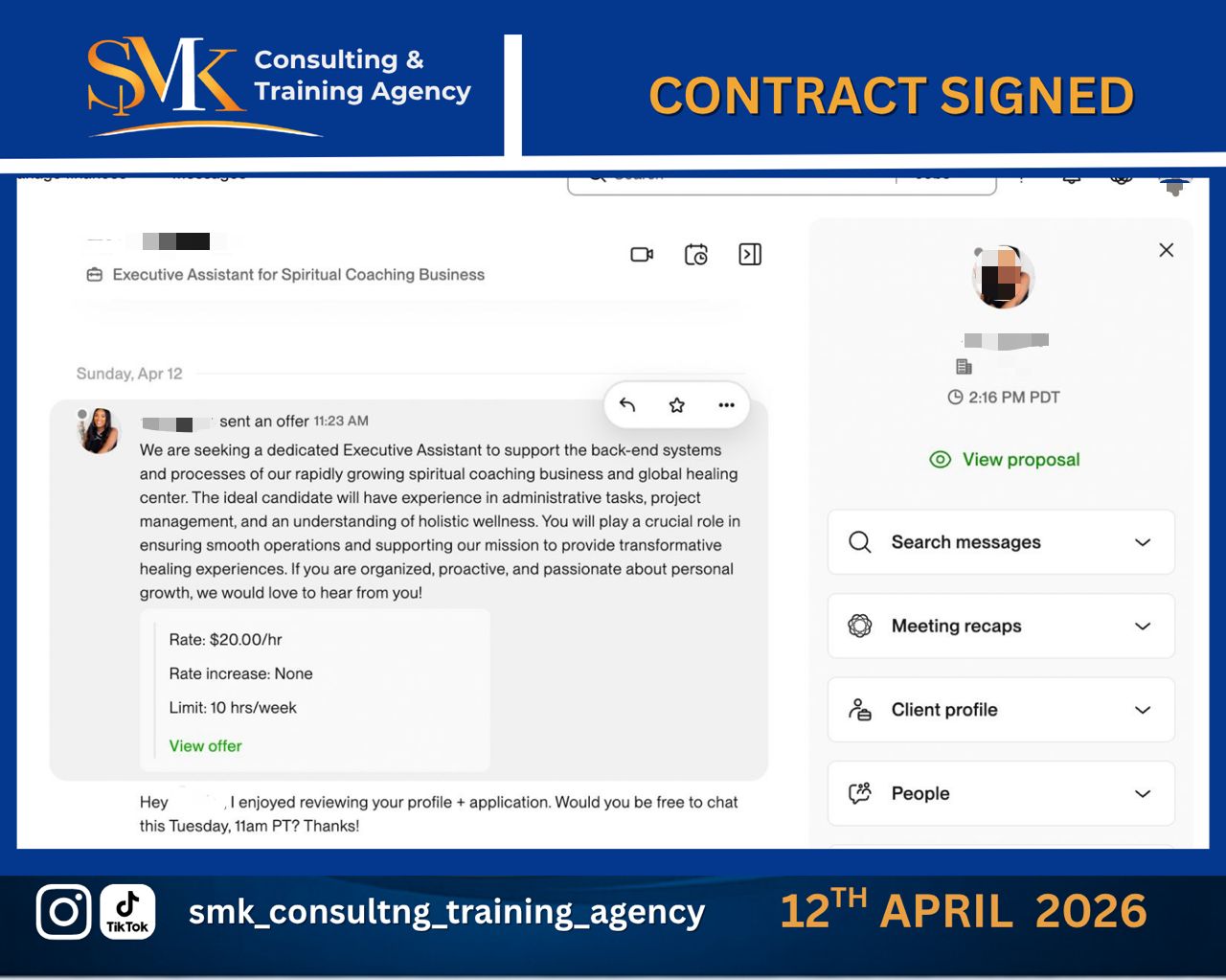 Contract signed