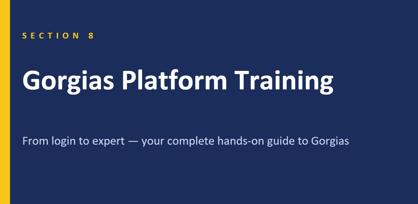 Gorgias Platform Training